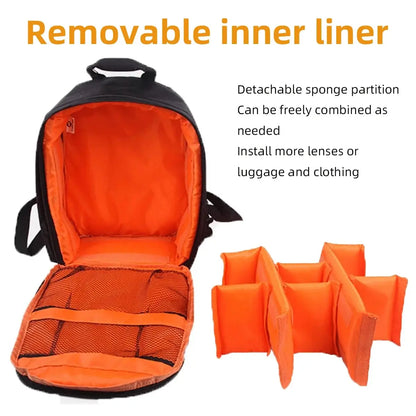 Multi-Functional Camera Bag - Lightweight, Waterproof Backpack for Nikon and Canon, Digital Lens, Outdoor Photography, Large Capacity
