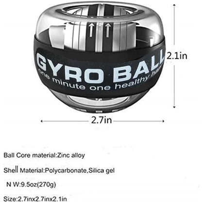 Powerful Self-Starting Wrist Gyro Ball - Strengthen Arms & Fingers with Powerball Forearm Exerciser