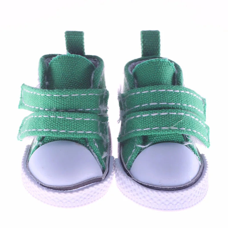 5CM Doll Snow Boots – Pop Plush Canvas Shoes for 14.5" Dolls, 32-36CM Paola Reina & 20CM Cotton Dolls Accessories