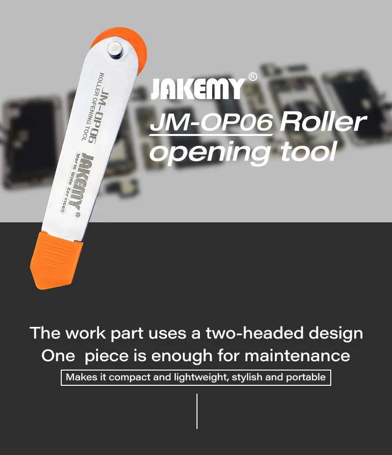JM-OP06 Mini Safe Roller Opening Tool – Professional Tablet, Laptop & Phone Repair Disassembly Tool