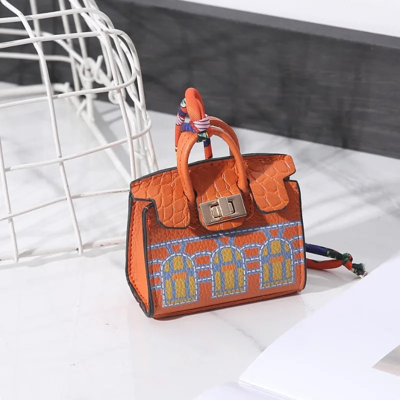 New Mini House Small Bag - Handheld, Portable with Hand Rope, Bluetooth Earphone Bag, Zero Wallet, Multi-Functional Small Bag