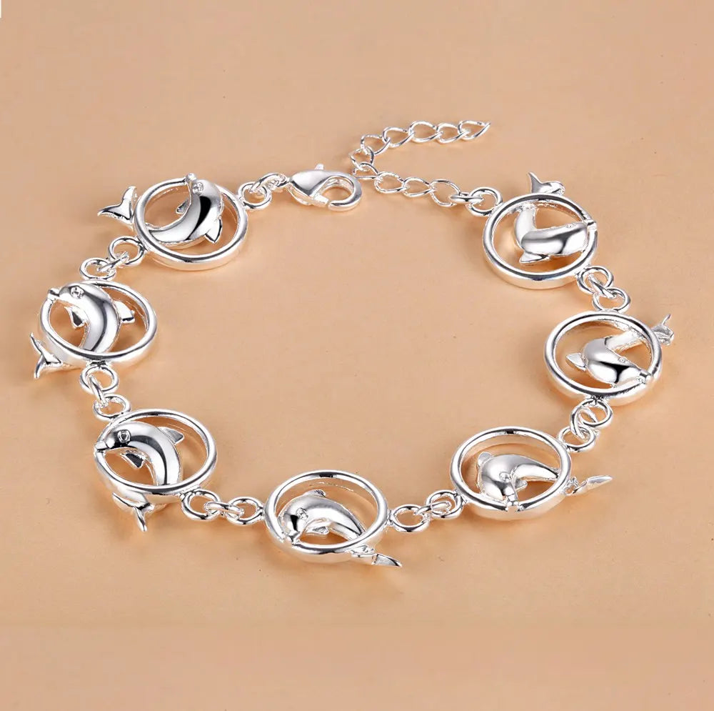 925 Sterling Silver Bead Bracelet – High-Quality Romantic Chain for Women, Fashion Jewelry Gift for Engagement, Party & Wedding