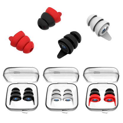Silicone Soundproof Earplugs — Anti-Noise Sleeping & Swimming Ear Protection, Noise Reduction & Sound Insulation