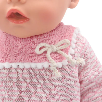 Baby Born Doll Clothes Set – Cute Jumpers, Rompers & Shoes for 13-18 Inch Newborn Dolls, Festival & Birthday Gift