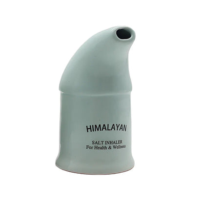 Ceramic Himalayan Salt Inhaler Humidifier | Portable Respiratory Cleaner & Stress Reliever