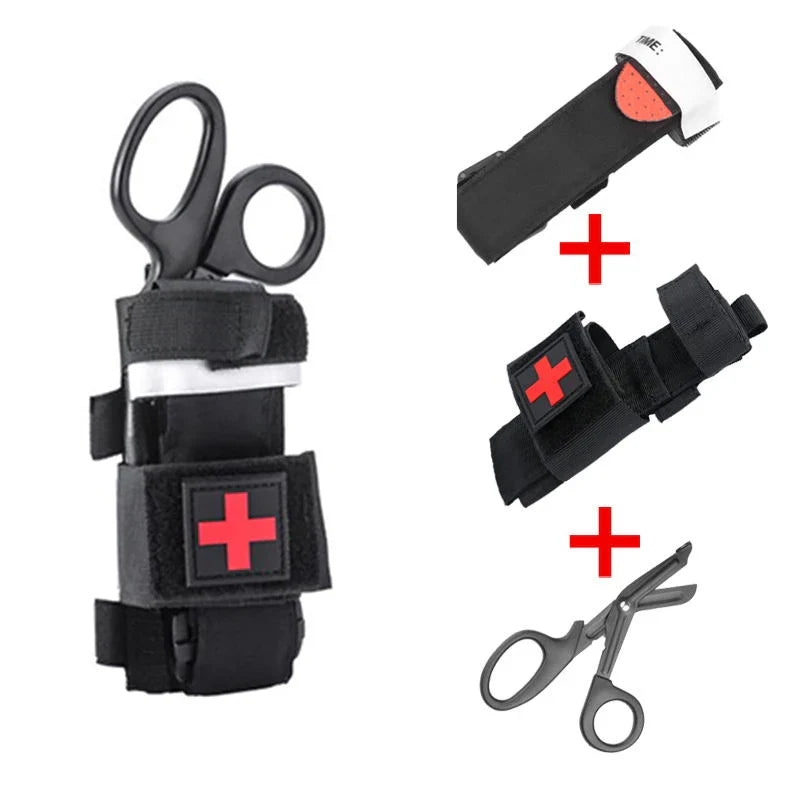 Outdoor Tourniquet – Fast Hemostasis Medical Emergency Survival Kit for Camping, Tactical and Military Use