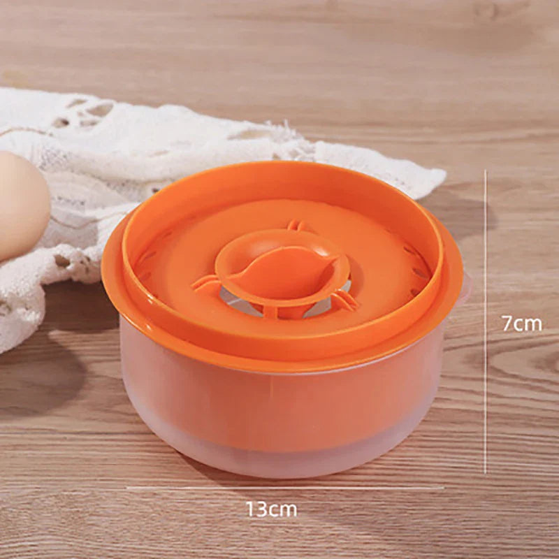 Egg Yolk Separator with Large Capacity - Clear Kitchen Gadget and Baking Tool - Essential Kitchen Accessory