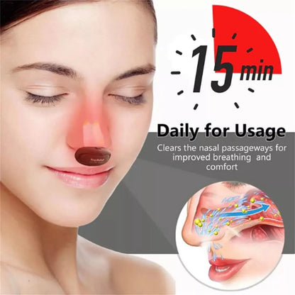 Smart Infrared Nasal Therapy Device — Portable Intelligent Rhinitis Machine for Nasal Congestion, Sneezing & Runny Nose