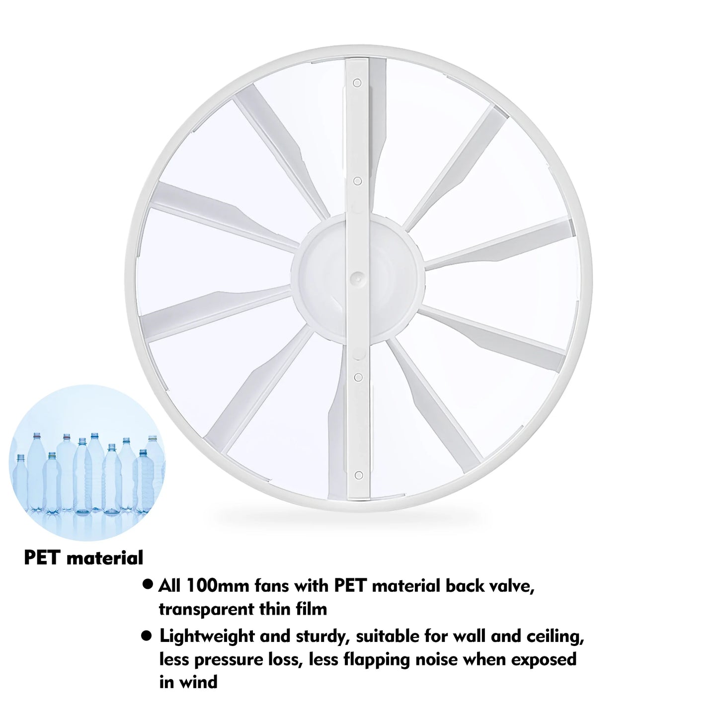230V 4" 100MM Duct Extractor Fan – Smart Bathroom Exhaust with Timer, Humidistat, and Humidity Sensor for Shower & Toilet