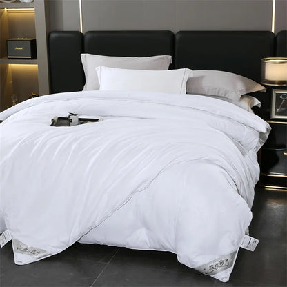 Natural Mulberry Silk Duvet – Luxury Queen & King Size Comforter, All-Season Bedding for Summer & Winter