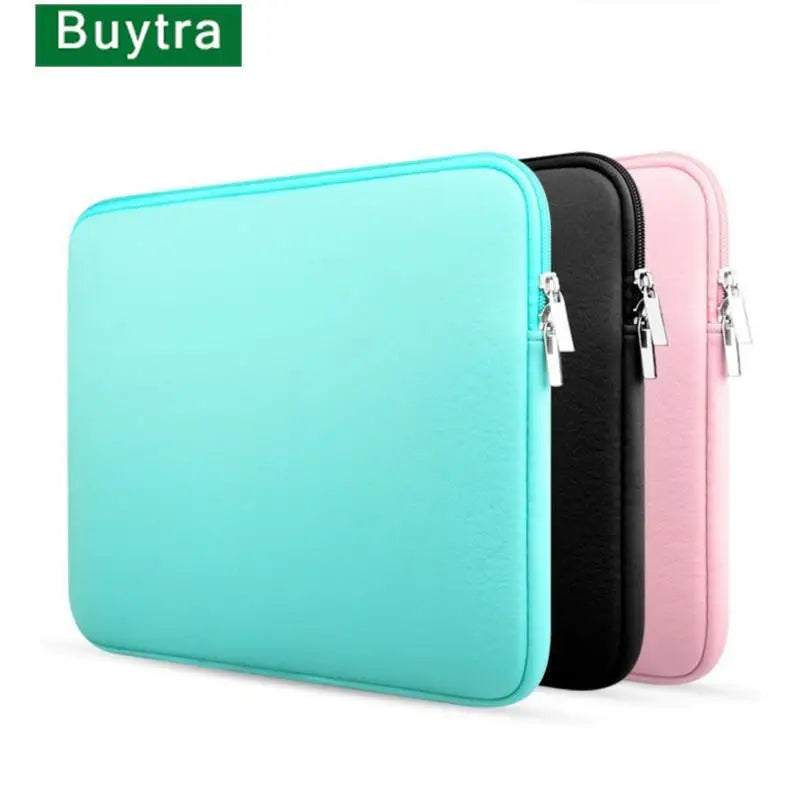 Zipper Laptop Sleeve – Notebook Case for 11", 13", 14", 15" Tablets, MacBook Air, Pro, Retina, Protective Cover Bag