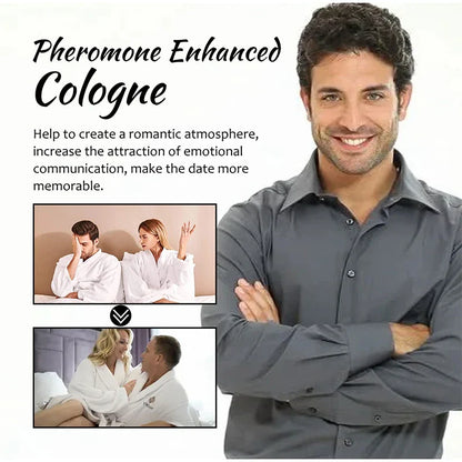 Pheromone Cologne for Men, Light Fresh Fragrance to Attract Women, Business Gentlemen’s Sexy Eau De Toilette