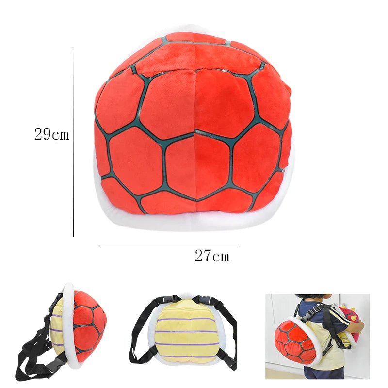 17 Styles Mario & Pokemon Plush Backpack – Koopa, Charizard, Mimikyu, Eevee, Snorlax, Gengar, Mew Turtle Shell Stuffed Toy Bag