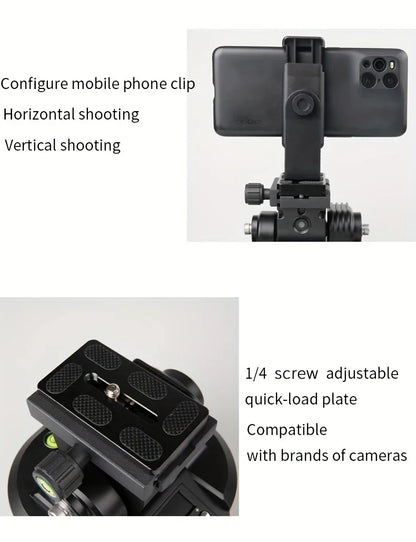 ZIFON YT2000 Remote Motorized PTZ - AI Face Recognition, 360° Horizontal Rotation for Camera, Smartphone & Action Camera Live Stream