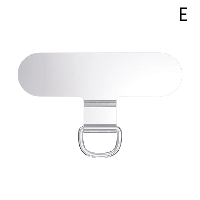 0.3mm Metal Phone Tether Tab – 360° Rotating Phone Lanyard Patch Clip Replacement Hanging Strap Gasket Accessory