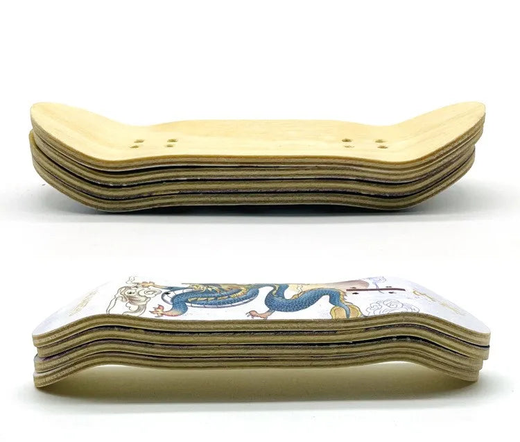 Creative Mini Finger Skateboard – Colorful Maple Fingerboard with Double Rocker, Sport Bearings & Palm Slide Board