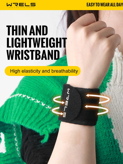 WRELS Adjustable Sports Wristband — Elastic Compression Wrist Wraps for Basketball, Weight Training, and Support