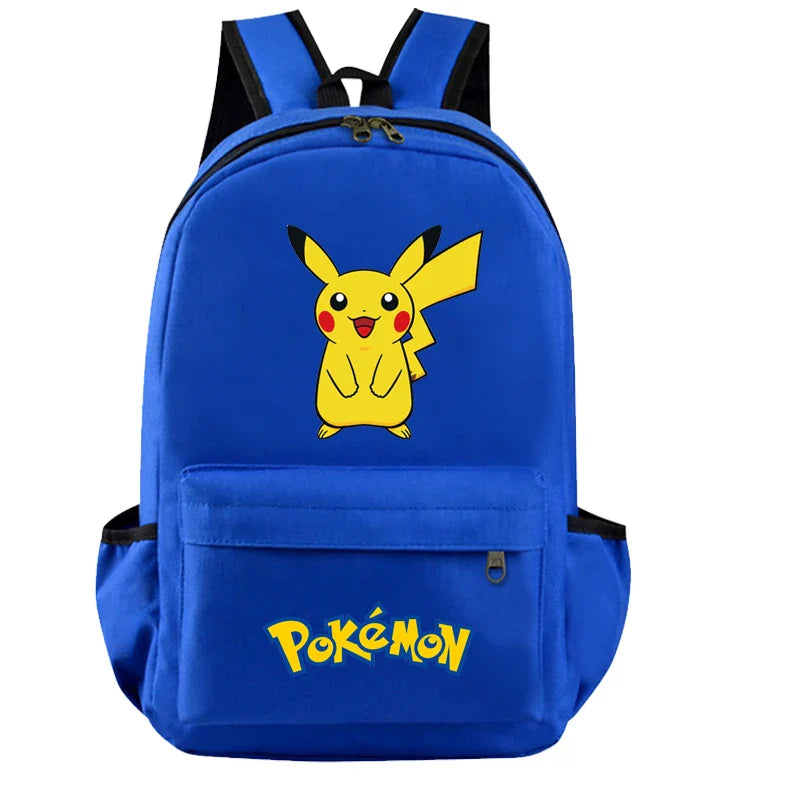 Pokemon Kids Backpack — Pikachu, Charizard, Bulbasaur, Snorlax & Eevee Schoolbag Cartoon Gift