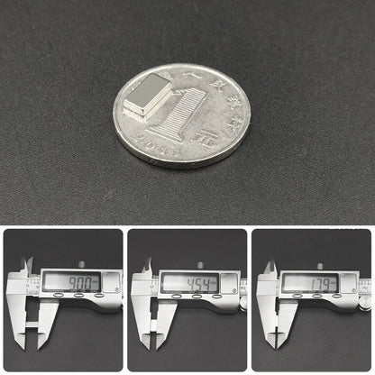 Super Powerful Neodymium Rectangular Magnet - 10x5x2 mm Small Block, 10mm x 5mm x 2mm NdFeB, Permanent Strong Magnetic (5-5000Pcs)