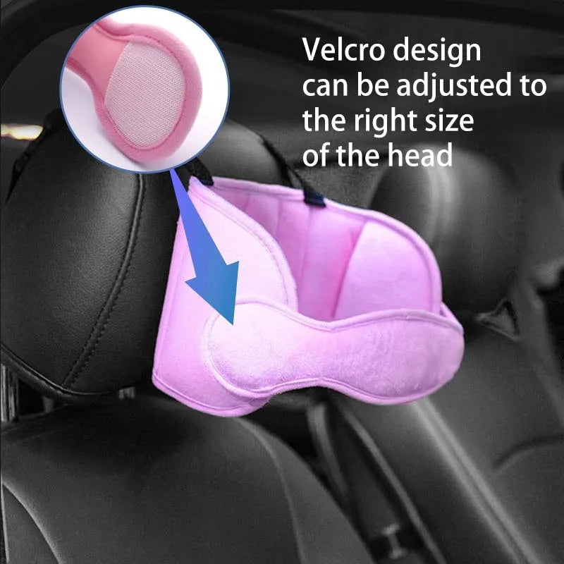 Child Safety Car Seat Head Support Belt – Baby Head Sleep Protector Pillow, Neck Holder & Positioner for Travel