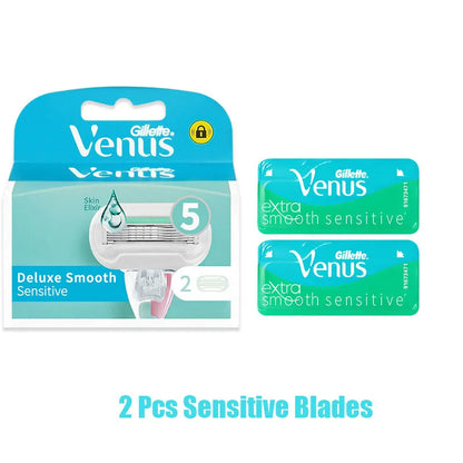 Gillette Venus Safety Razor for Women - 3/5 Blade Shaver for Face, Arms, Legs, and Hair Removal
