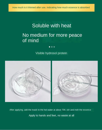 5pcs 30ml Seaweed Collagen Crystal Mask - Tiktok Hot Sale Replenishing Fruit Jelly Skin Care Masque