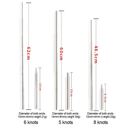 Stainless Steel Telescopic Fire Blower: Mini Portable Blow Fire Tube for Outdoor Camping Cooking - Mouth Blowpipe Fire Stick