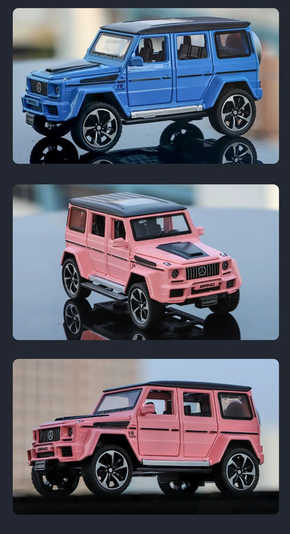 1:32 Mercedes Benz G63 Diecast Model Car with Sound & Light – Off-road SUV Miniature Alloy Toy Gift for Boyfriend