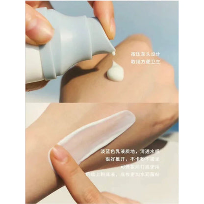 Original Korean Sunscreen – Hyaluronic Waterproof Sunblock with Madagascar Plant Essence for Sensitive Skin, Long-Lasting Protection