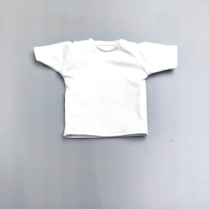 1/6 Scale Black T-Shirt for 12" (30cm) Action Figures — Male & Female DIY Model Accessories