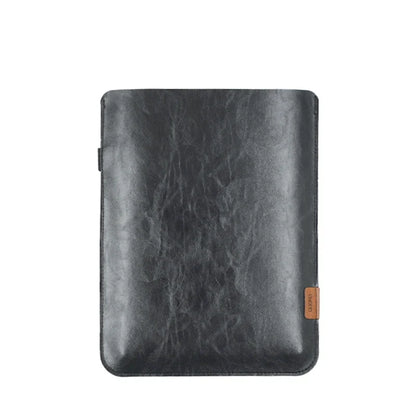 Ultra-Thin PU Leather Tablet Sleeve - Side Access Pen Slot Bag for iPad Mini, Air & Pro 8.3/10.9/11/12.9/13 Inch