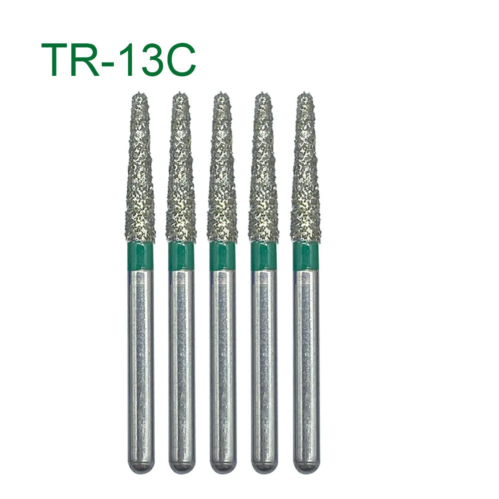 5pcs FG Dia 1.6mm Dental Drills – High-Speed Handpiece Diamond Burs for Teeth Whitening