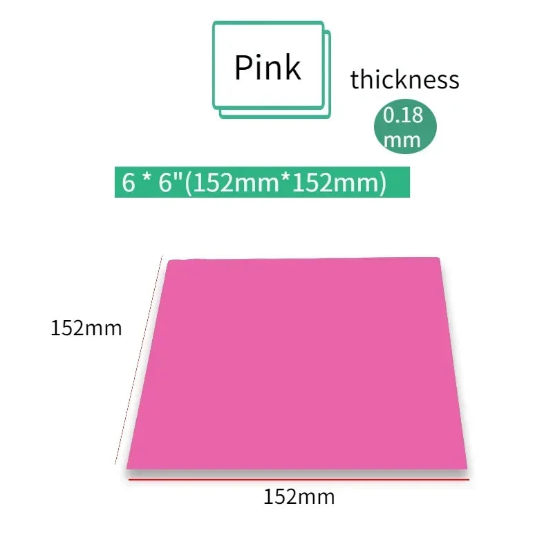 Non-Sterile Natural Rubber Latex Dental Dam – Anti-Allergy Oral Care, 52pcs (5"x5") & 36pcs (6"x6")