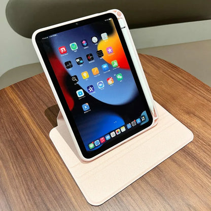 360° Rotation Smart Leather Case for iPad 10th Gen 2022, with Pencil Holder, Compatible with iPad 9th, 8th, 7th, 10.2, Air 5 & 4
