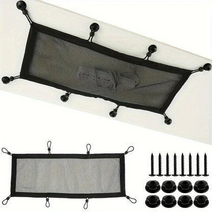 8-Hole Socket Cable Management Net – Under-Desk Cord Organizer Mesh for Flexible Wire and Cable Storage