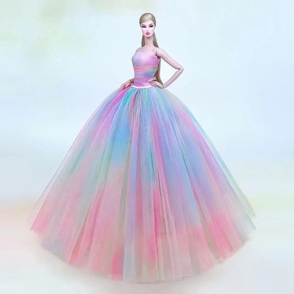 Barbie Doll Wedding Dress – Elegant Outfit for 11.5" & 12" Dolls