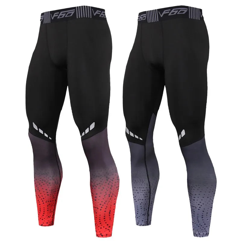 Optimize Your Performance: Men's Compression Pants - Quick Dry Fit Sportswear Running Tights for Fitness Training, Jogging, and Gym Leggings