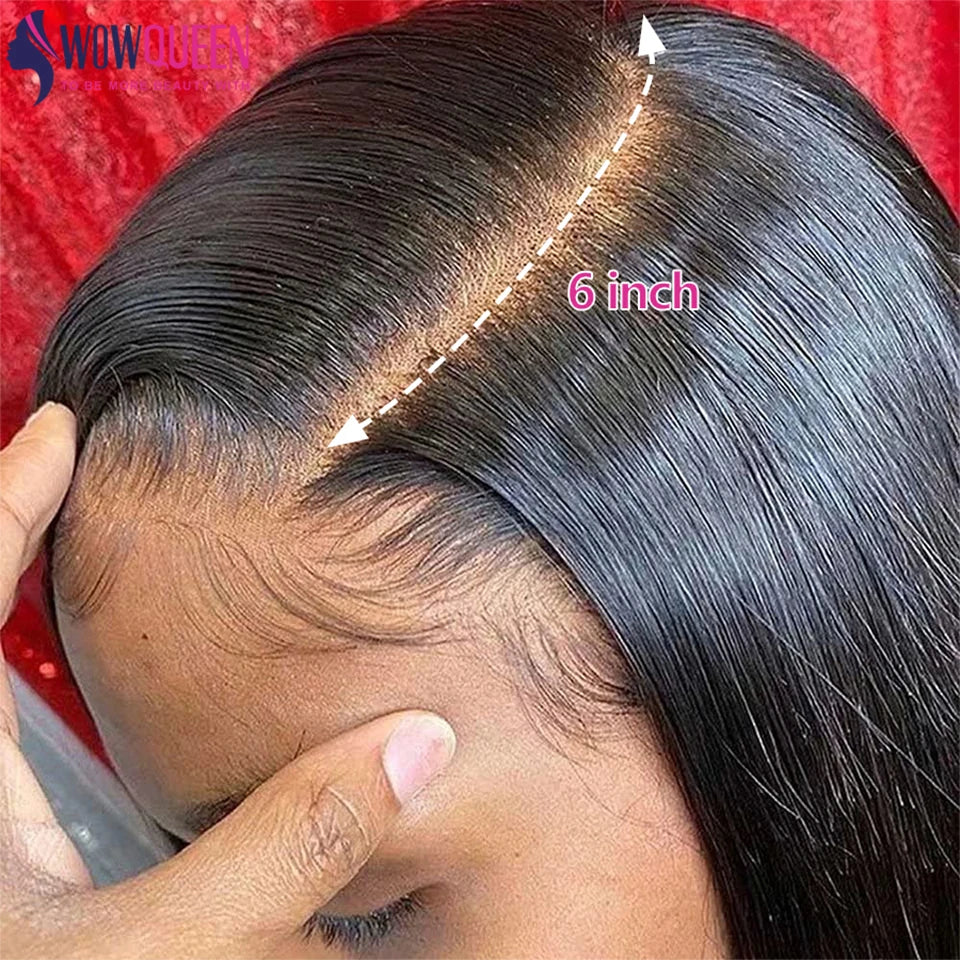 Body Wave Bundles with Closure – 2x6 Brazilian Hair Weave, 3/4 Bundles with Lace Closure, Natural Human Hair