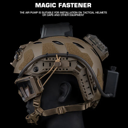 Tactical Goggles Defogger Kit – Anti-Fog Fan for Airsoft, Shooting, Motocross, Mountaineering, Ski Mask Protection