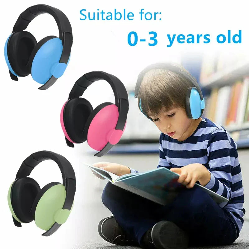 Baby Noise-Cancelling Headphones – 2-in-1 Convertible Ear Protection for Sleep & Sound Reduction