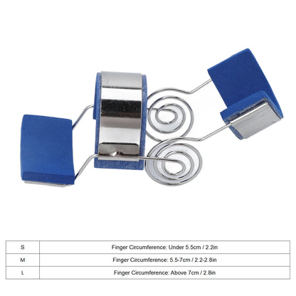 Spring Finger Splint — Adjustable Extension Training Aid for Finger Sprain Rehabilitation