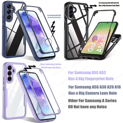 360° Full Coverage Case for Samsung Galaxy A Series 5G - Protective Shockproof Phone Cover