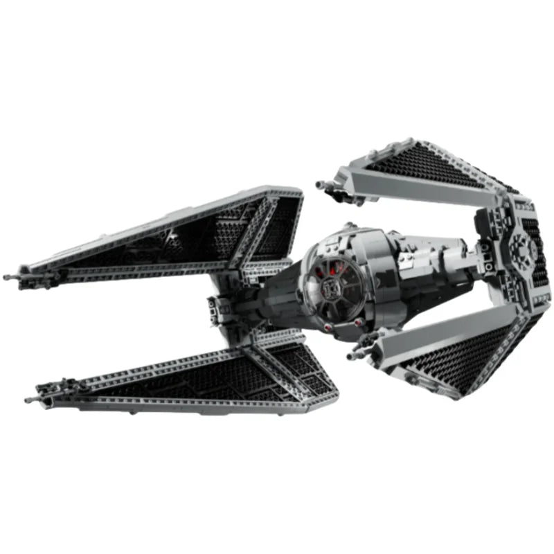 TIE Interceptors Spaceship 1931PCS Building Blocks - Compatible 75382 Assembly Model | Modified Imperial Fighters Toy for Kids