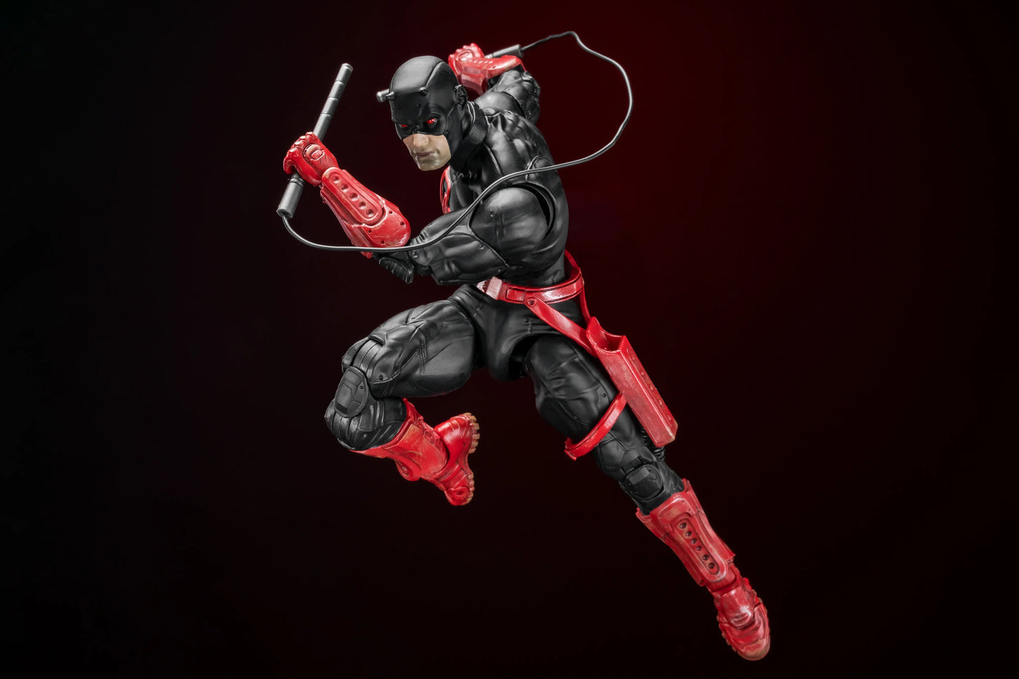 FlefToys Marvel Daredevil Action Figure — 8" Classic Red Shadowland Reborn Black, Devil Defenders Matt Murdock Legends In Stock