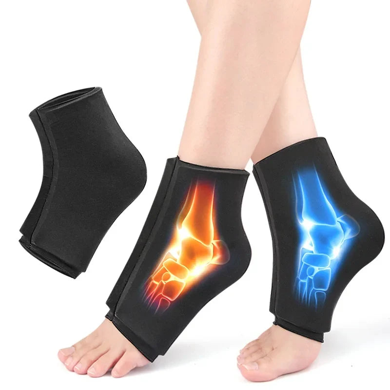 Reusable Gel Ice Pack for Feet — Hot & Cold Therapy for Achilles Tendonitis, Plantar Fasciitis & Swelling