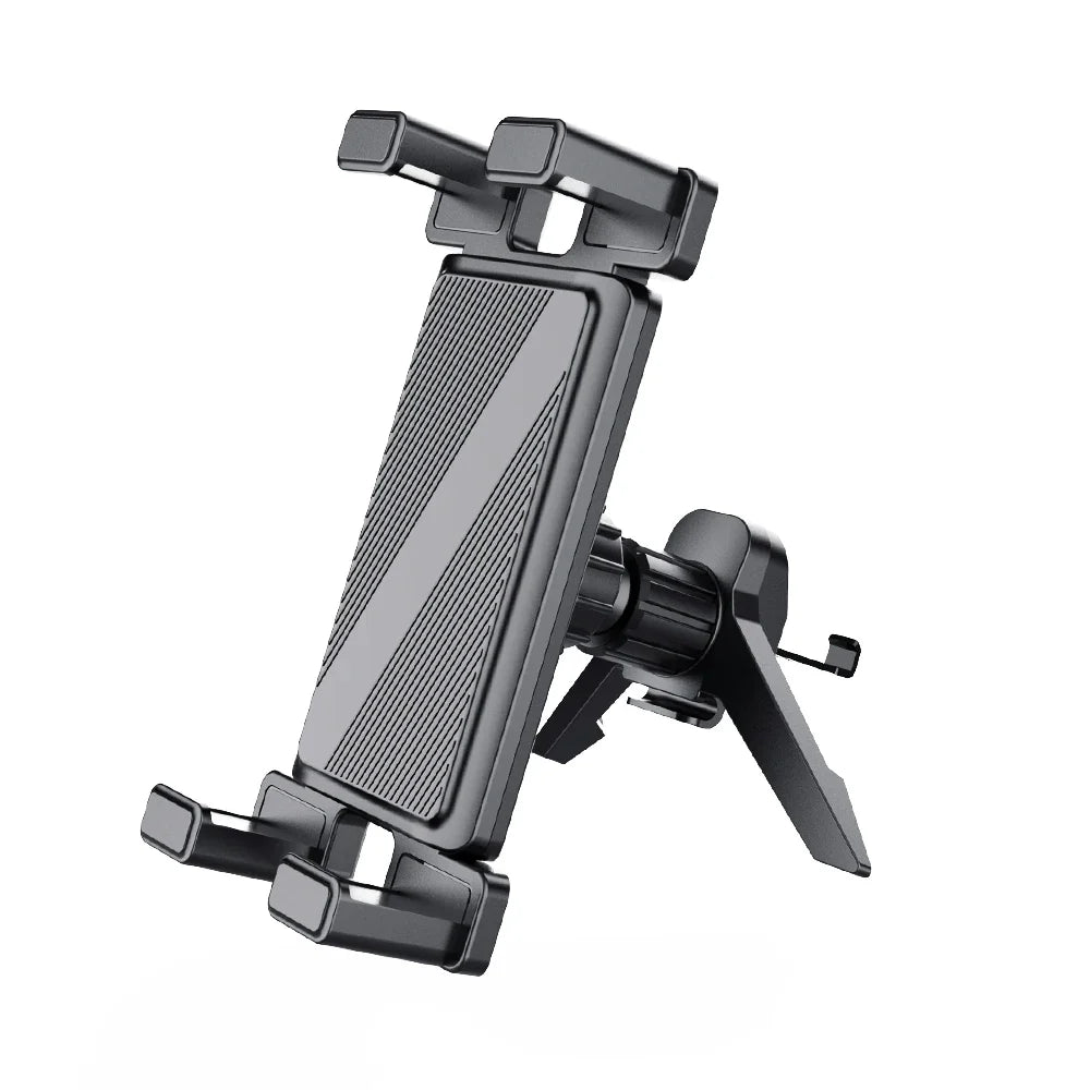 Universal Car Tablet Holder - 360° Rotating Adjustable Air Vent Mount for iPhone, iPad, Samsung & Xiaomi Devices