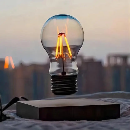 Magnetic Levitation Lamp – Floating LED Bulb Glass Light for Home Office Desk Decor & Birthday Gift