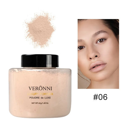 Banana-Shaped Loose Powder – Pore-Reducing, Long-Lasting Matte Finish Natural Face Makeup Powder