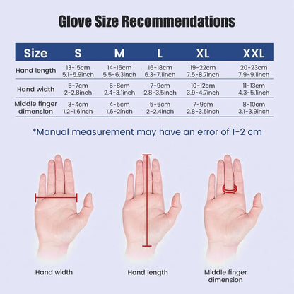 Left & Right Hand Finger Rehabilitation Exerciser Robot Gloves - Stroke Hemiplegia Cerebral Infarction Training Therapy Equipment
