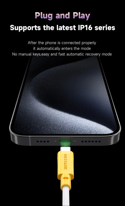 MECHANIC iData Lightning USB Cable – Data Recovery & Charging for iPhone, iPad, iPod